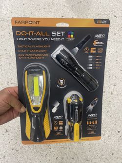 Farpoint Do-It-All Set: 3-in-1 Flashlight Kit