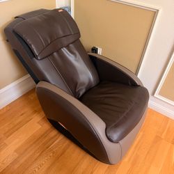 Brown iJOY Human Touch Massage Chair