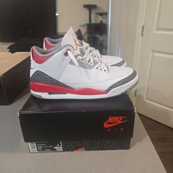 Air jordan 3 fire red (2022) size 12.5
