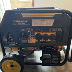 Firman dual Fuel Generator   H07553