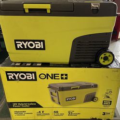 RYOBI ONE+ 18V 24 Qt. Hybrid Battery Powered Iceless Cooler (Tool Only)