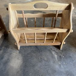 Vintage French Style Magazine Rack