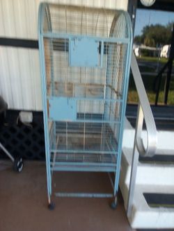 Used parrot cage