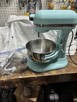 KitchenAid Professional 5 Plus Stand Mixer Ice Blue (Good Condition) Works