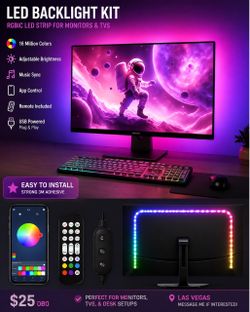 🌈 RGB LED Monitor Backlight