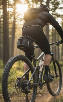 Nishiki Large Water-Resistant Bike Saddle Bag MTB & Road Seat Pack