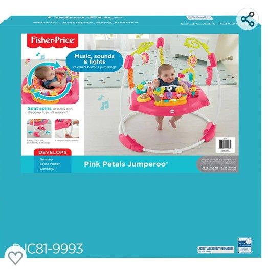 Fisher Price Pink Petals jumperoo