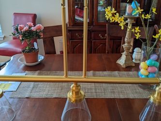 3 Light Kitchen Island Linear Pendant
