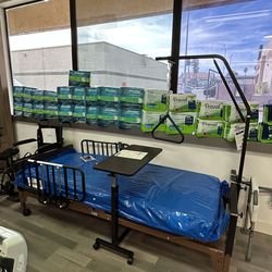 Semi electric hospital bed bundle Financing available no interest ✅