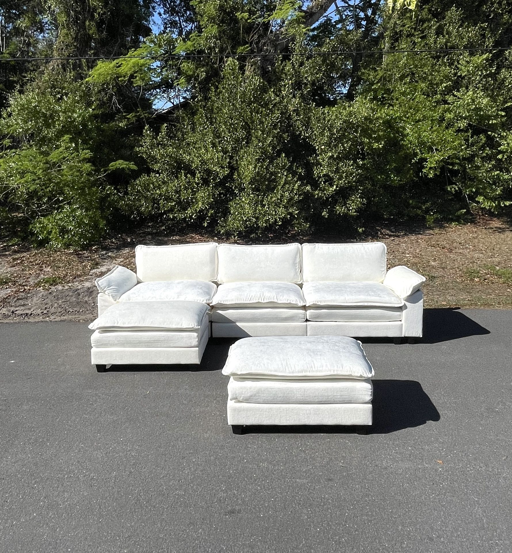 BRAND NEW Reversible Cloud Couch with Ottoman Sectional [FREE Delivery🚚]