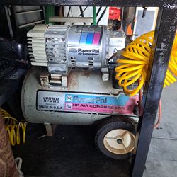 USED  CAMPBELL HAUSFIELD POWER PAL AIR COMPRESSOR.
