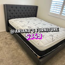 Queen Size Be Frame With Mattress Included 