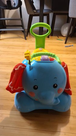 Fisher-Price 3-in-1 Bounce, Stride and Ride Elephant