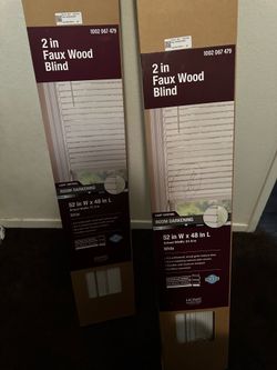 2-1 Faux Blinds 48X48
