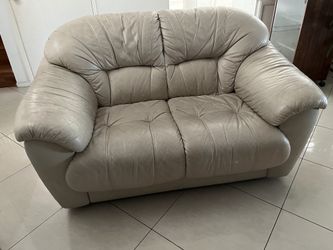 Leather Couch Love Seat