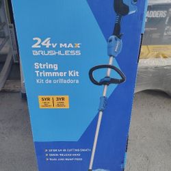 NEW Kobalt 24V MAX Brushless 14" String Trimmer Dual Line Cordless Weed Wacker Eater 