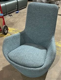 Modern High-Back Lounge Chair / Privacy Chair – Commercial Reception & Office Seating