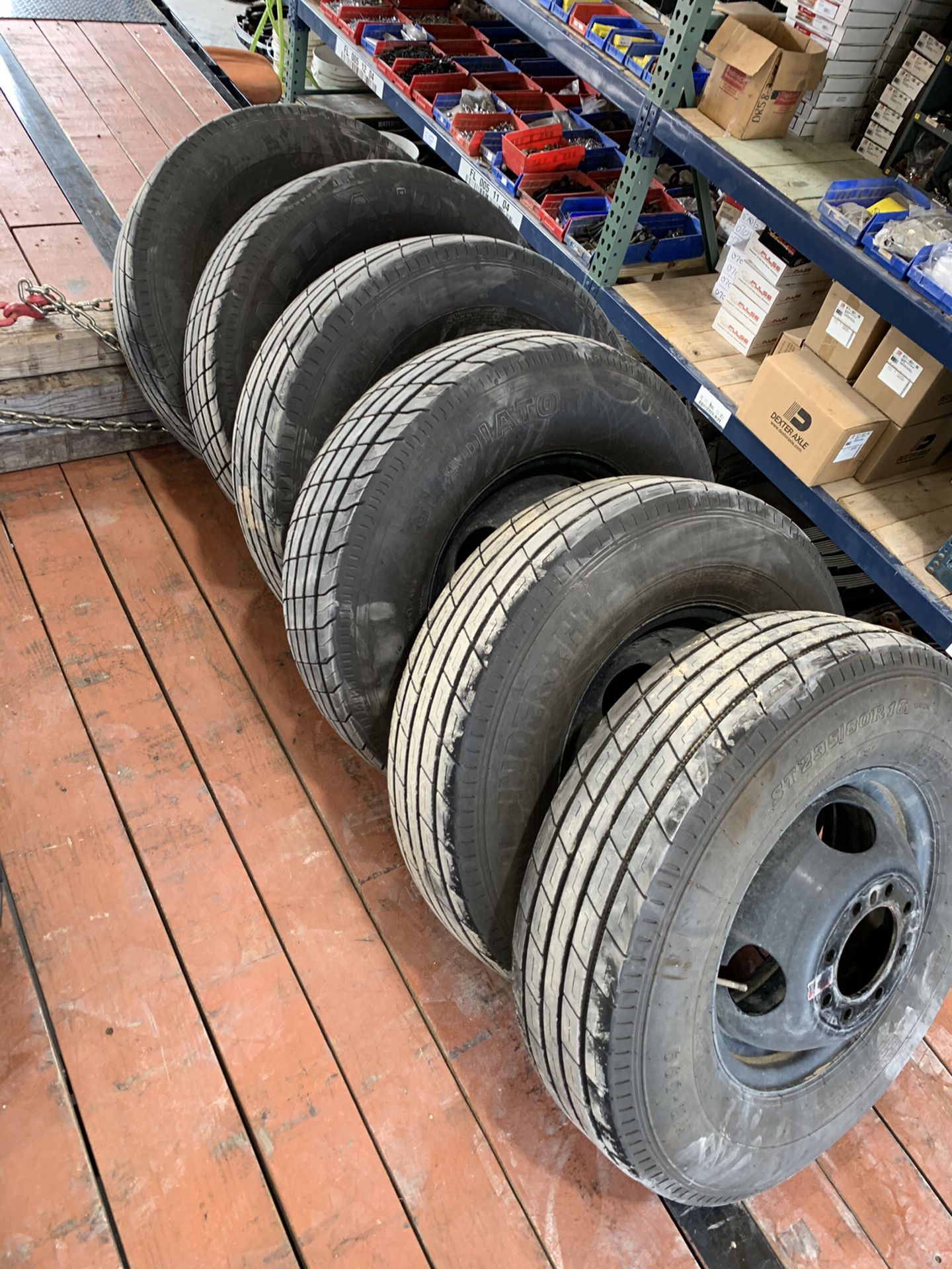 Trailer Wheels and tires (235/80R16)