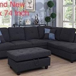 🌟Free Delivery—Brand New Sofa, Couch, Sectional 