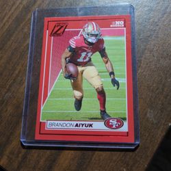 BRANDON AIYUK FOOTBALL CARD.
