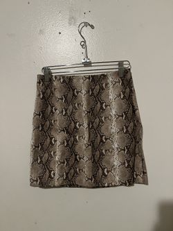 Snake Pattern Skirt