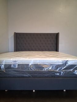 Queen mattress bed set