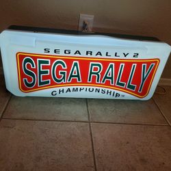 Sega Rally Championship 2 Arcade Marquee Light Topper Deluxe Parts
