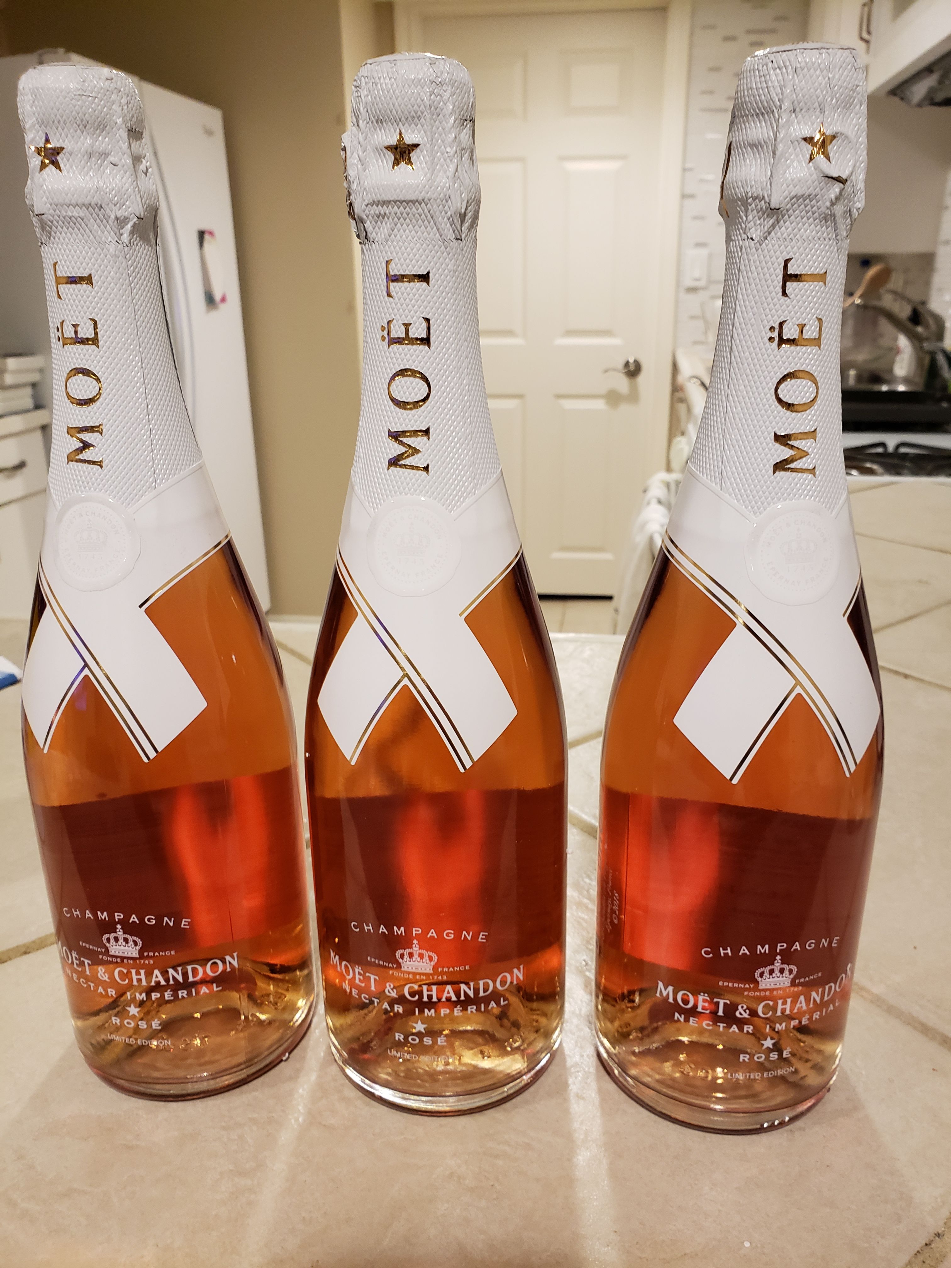 Moët & Chandon Champagne c/o Virgil Abloh Éprenay,France NECTAR IMPÉRIAL  ROSÉ LIMITED EDITION for Sale in Hollywood, FL - OfferUp