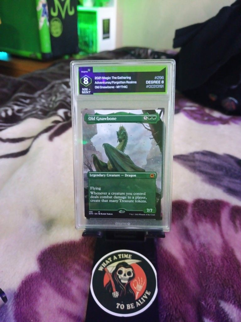 Magic The Gathering Old Gnawbone Borderless Extended Art Mythic Rare Graded 8