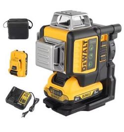 DeWalt BRAND NEW DW089LG 12V Green Line 3 x 360 Laser Level Laser + Battery + Charger