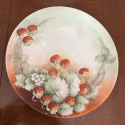 Vintage Hand Painted Decorative Plate ; Made In Bavaria 