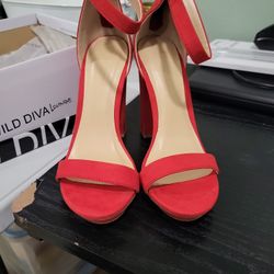RED HIGH HEELS FOR WOMEN 