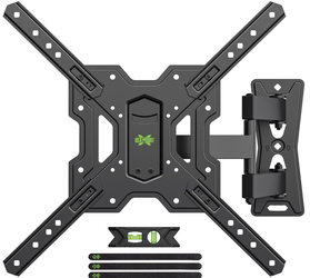 Full Motion TV Mount, Swivel Articulating Tilt TV Wall Mount for 26-65 Inch LED