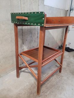 Mid Century Modern Scheibe Bar/Tea Cart