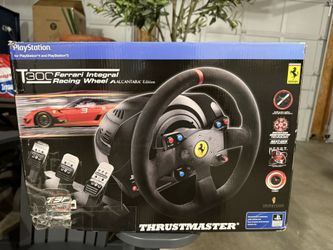 Thrustmaster T300 Ferrari Integral Alcantara Edition Racing Wheel w/Pedals