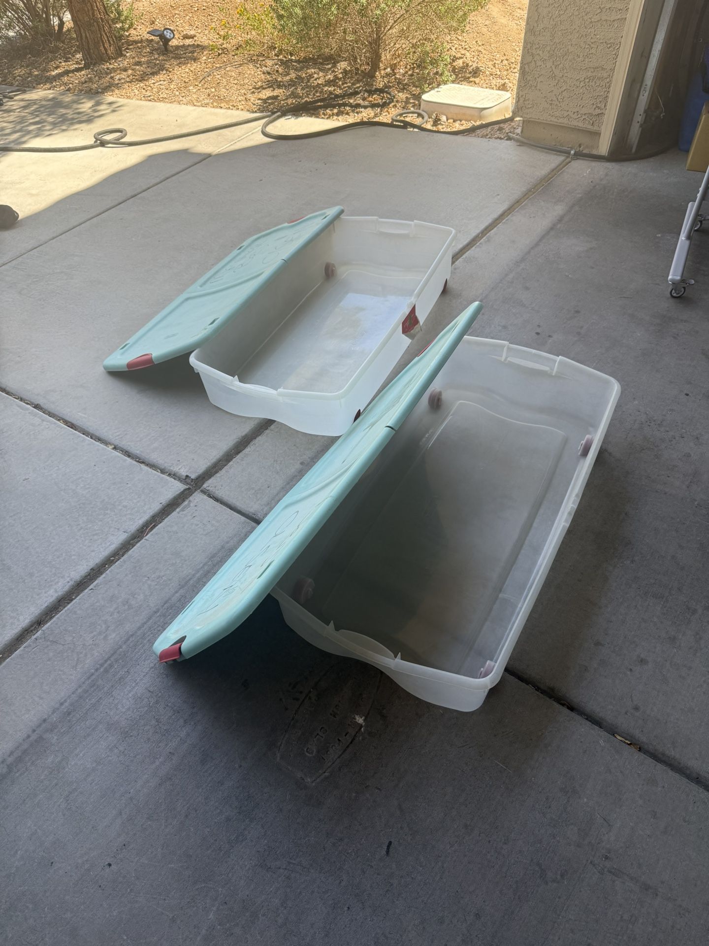 67 Quart Under The Bed Storage Containers With Wheels