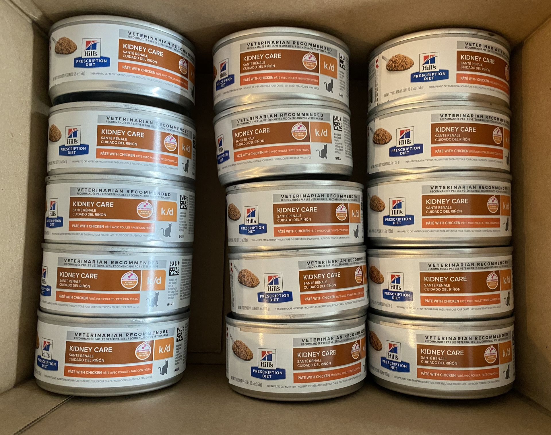 15 cans Hill's® Prescription Diet® Cat k/d® Chicken