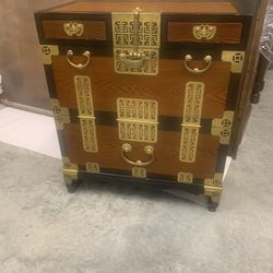 Oriental Inlaid Chest