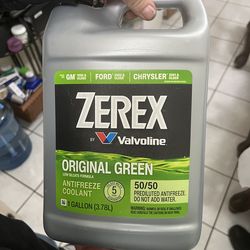 ZEREX ORIGINAL GREEN 50/50 PREDILUTED ANTIFREEZE