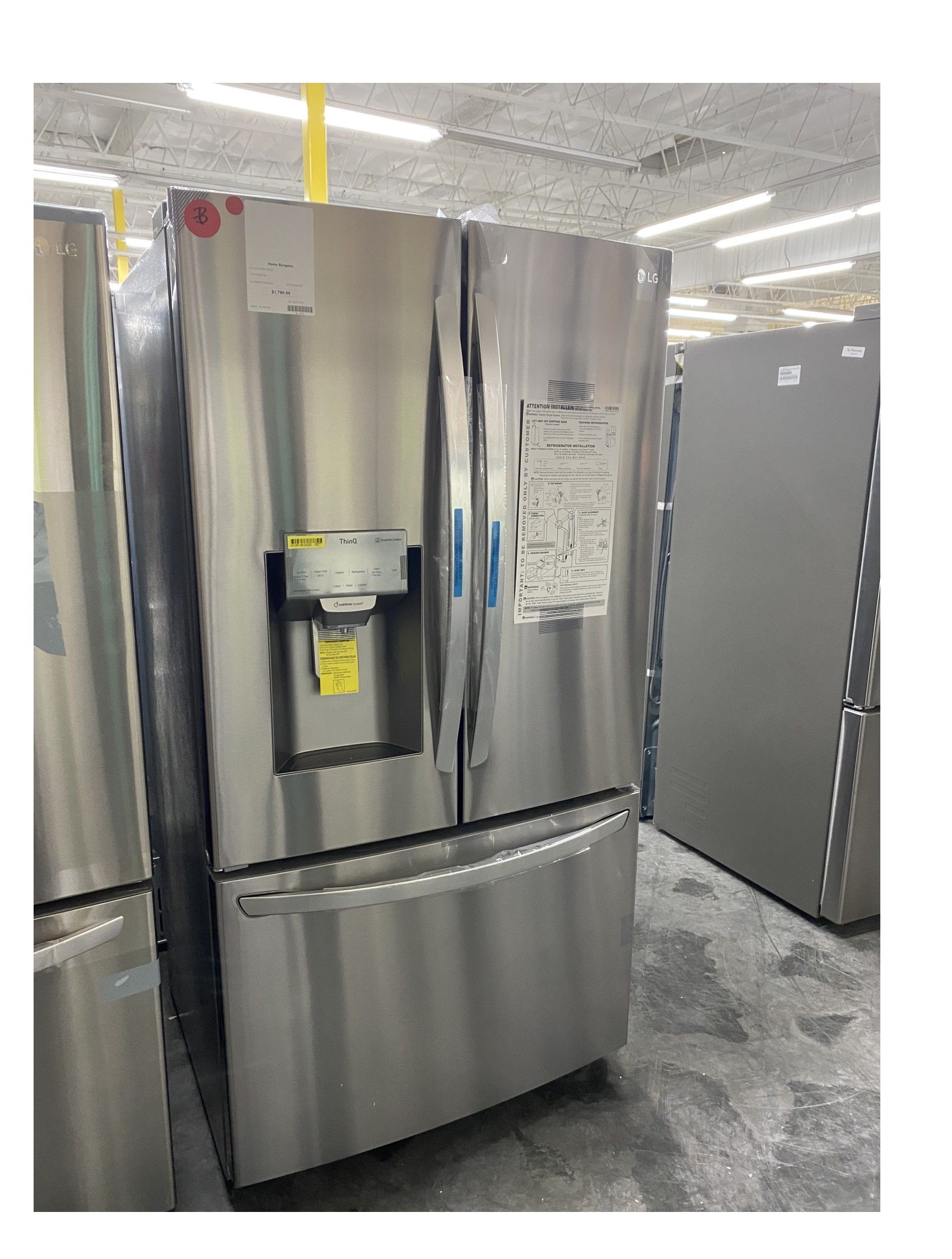 LG French Door Smart Refrigerator in Stainless Steel