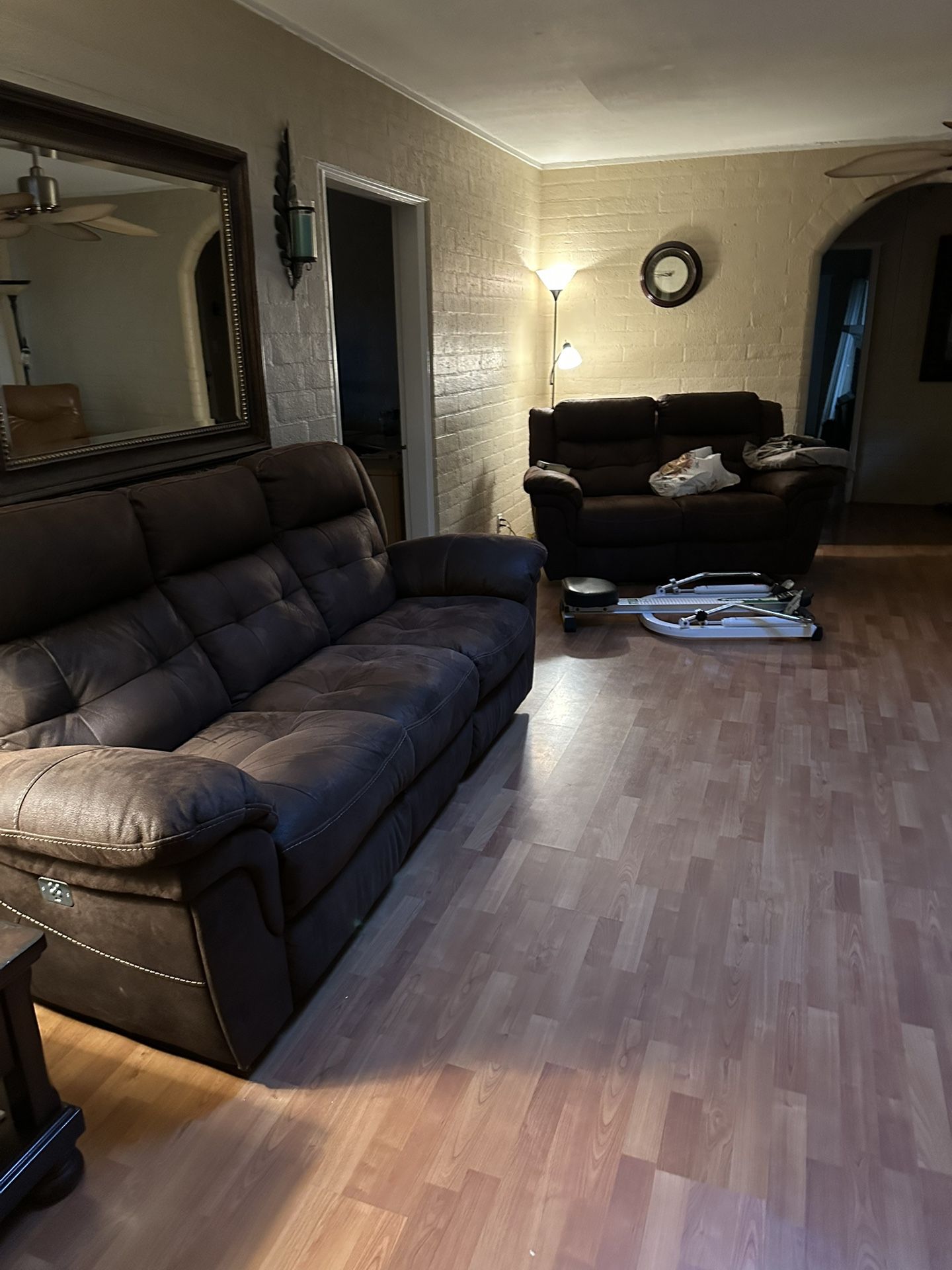 Powered Reclining Couch Set