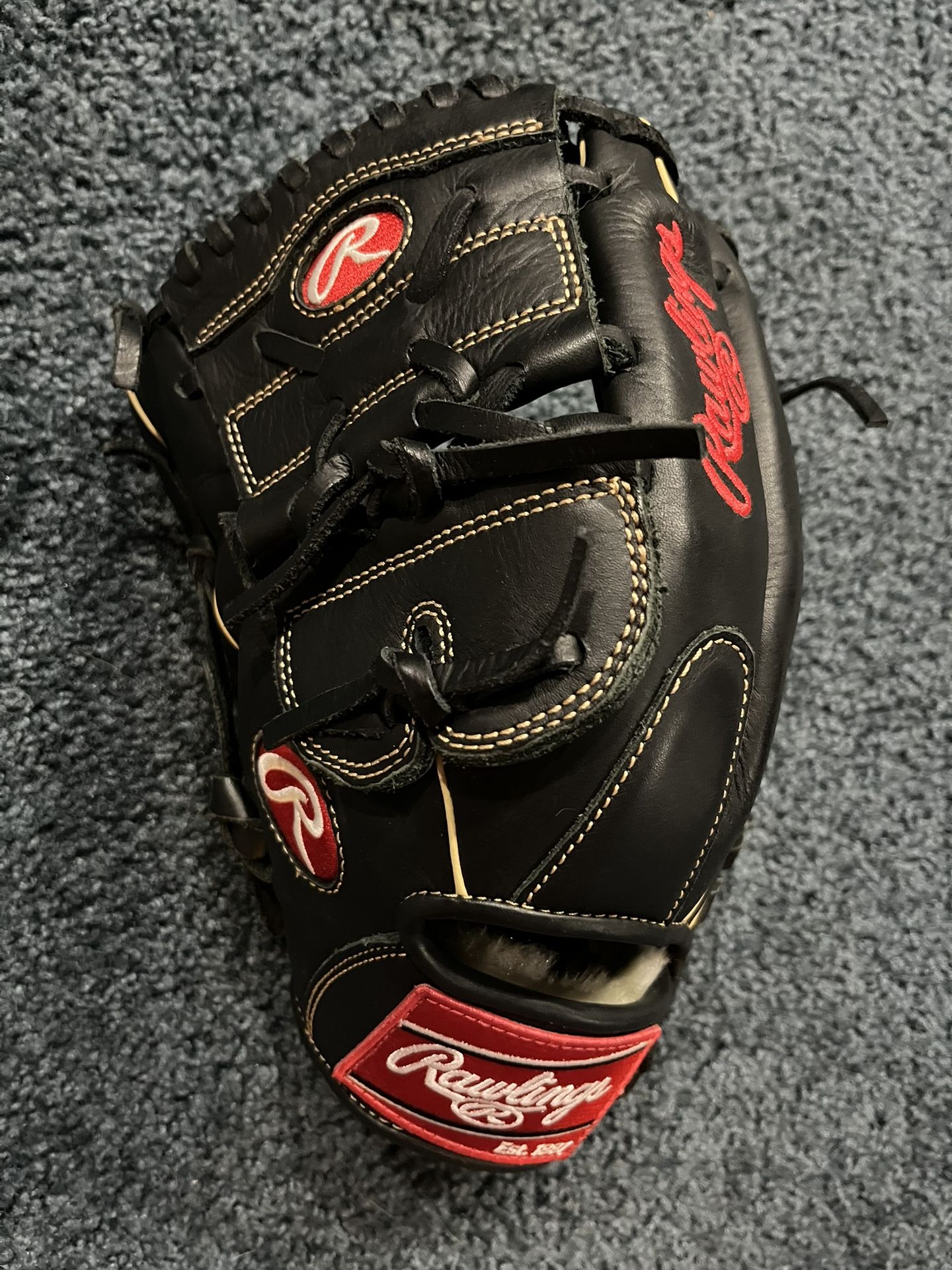 Rawlings GG Elite 12" Baseball Left Handed Throw Glove | Black