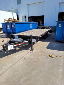 Step Deck Bumper Pull Trailer