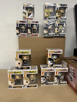 POP! Rocks Metallica/The Police/ Motley Crue/ KISS Partial and Complete Sets Bundle