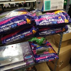 5 15lb BAGS NATURAL Balance Fat Cats Chicken Meal Salmon Meal, Garbanzo Peas & Oatmeal Dry Cat Food