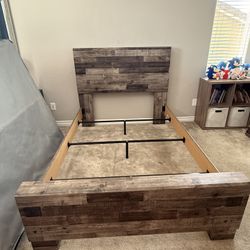 Bed Frame And Boxspring 