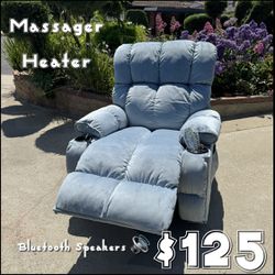Recliner Manual Rocker Massager Heater Seat Furniture 