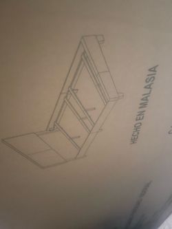 Black queen bed frame brand new