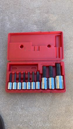 Proto Allen Wrench Bit SAE Socket Set of 10