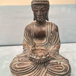 Buddha Statue With Candle Holder